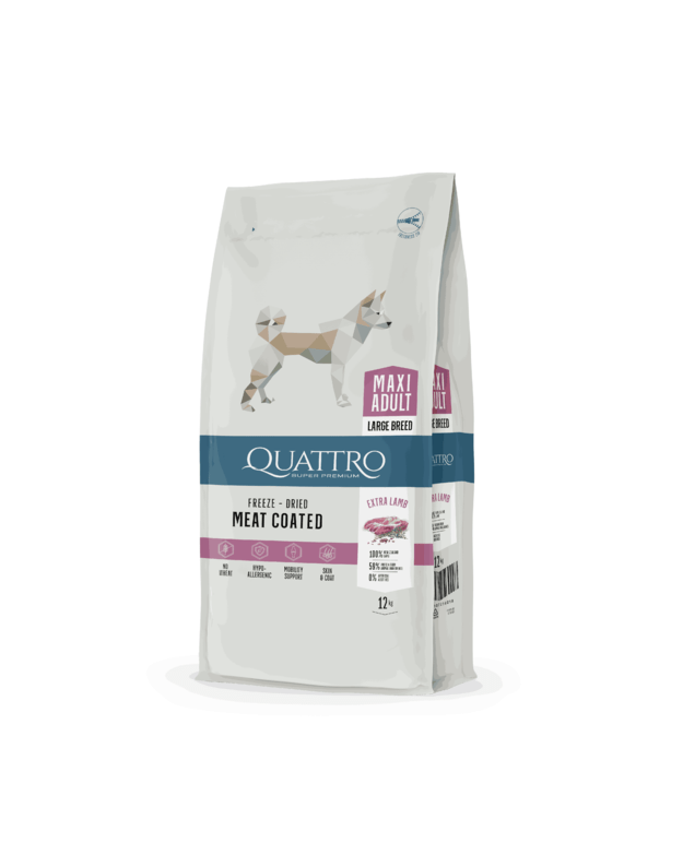 QUATTRO 12 kg Maxi Lamb su ėriena 