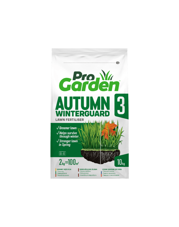 PROGARDEN RUDENINĖS TRĄŠOS VEJOMS  AUTUMN WINTER GUARD (10 KG.)