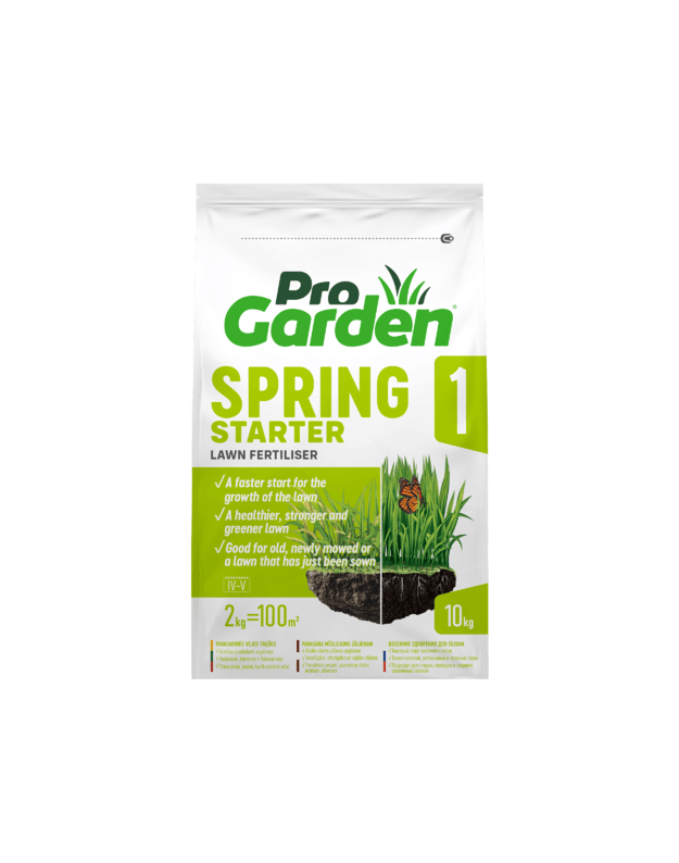 PROGARDEN PAVASARINĖS TRĄŠOS VEJOMS SPRING STARTER (10 kg.)