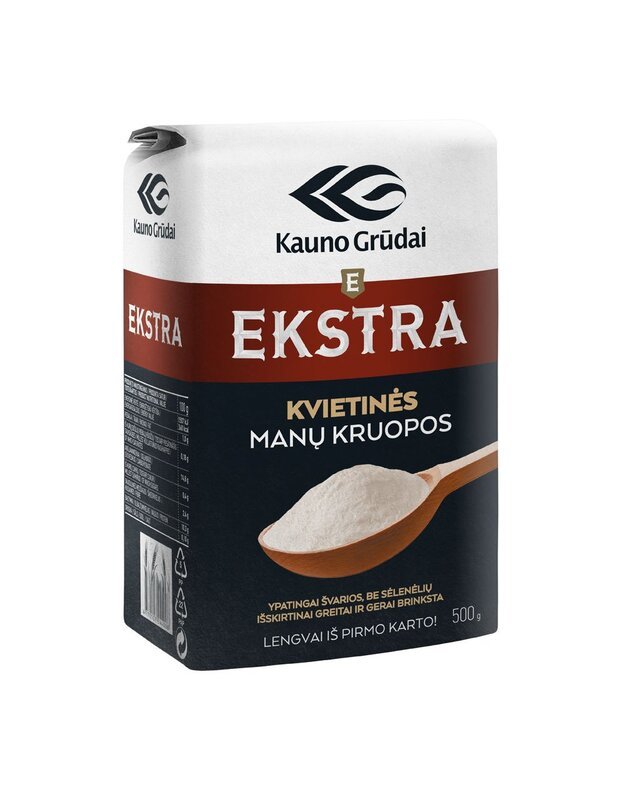 Kvietinės manų kruopos "Ekstra" 0,5kgx10vnt.